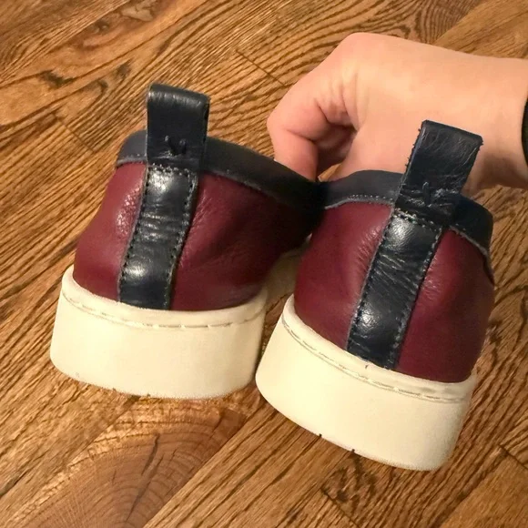 Vionic Uptown Loafer Leather Cherry Jubilee Multicolor Size 8 Packable Like New - Picture 7 of 13